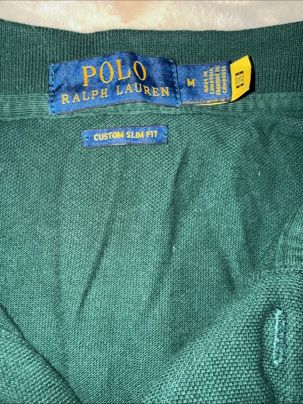Polo by Ralph Lauren Forest Green Polo with White Pony Logo